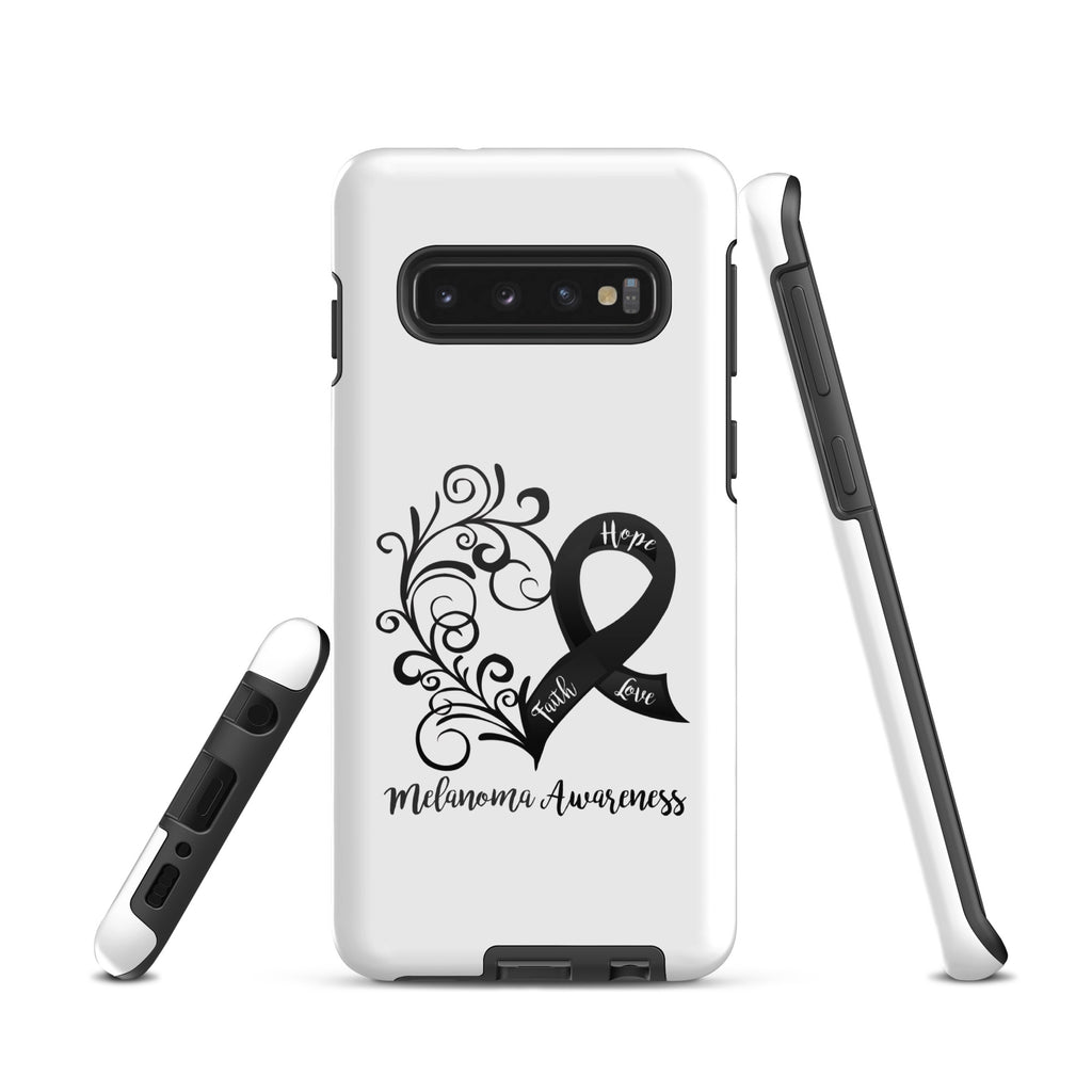 Melanoma Awareness Heart Tough case for Samsung® (Several Models Available)(NON-RETURNABLE)