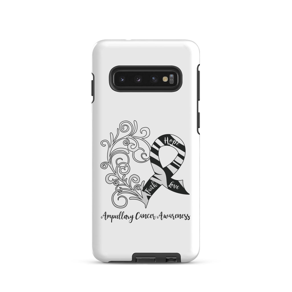 Ampullary Cancer Awareness Heart Tough case for Samsung® (Several Models Available)(NON-RETURNABLE)