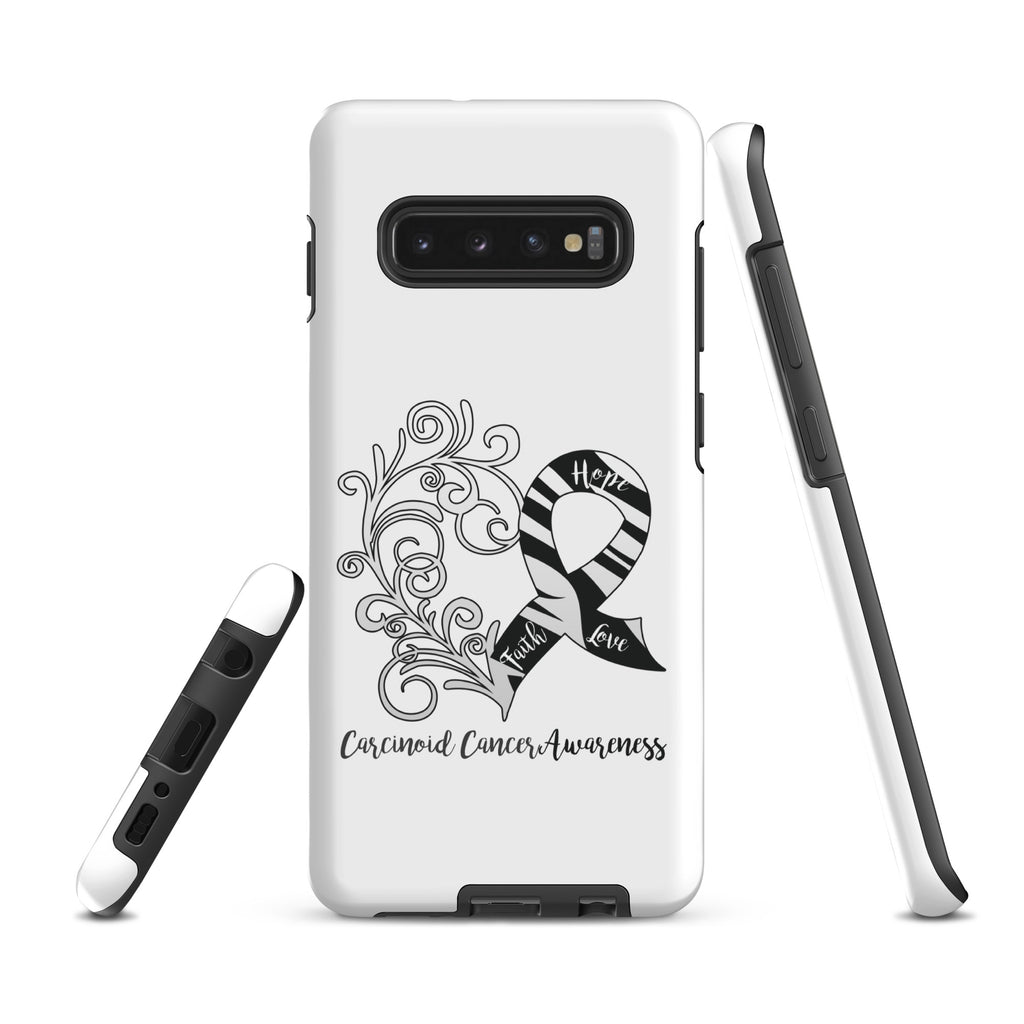 Carcinoid Cancer Awareness Heart Tough case for Samsung® (Several Models Available)(NON-RETURNABLE)