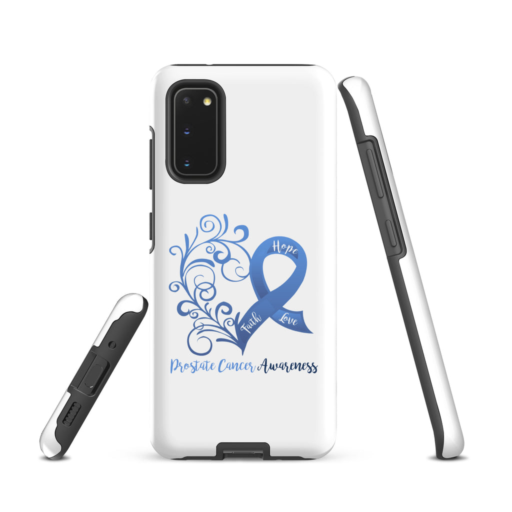 Prostate Cancer Awareness Heart Tough case for Samsung® (Several Models Available)(NON-RETURNABLE)