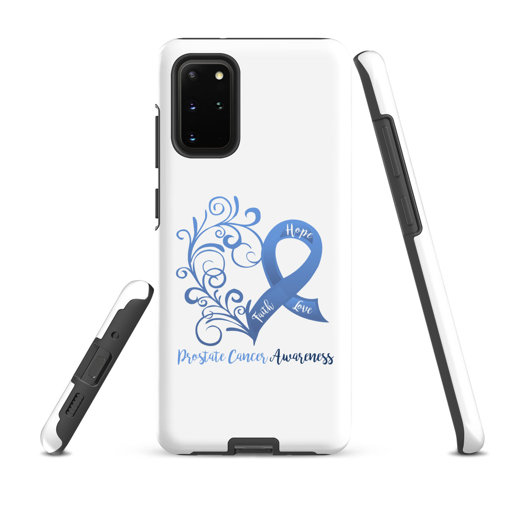 Prostate Cancer Awareness Heart Tough case for Samsung® (Several Models Available)(NON-RETURNABLE)