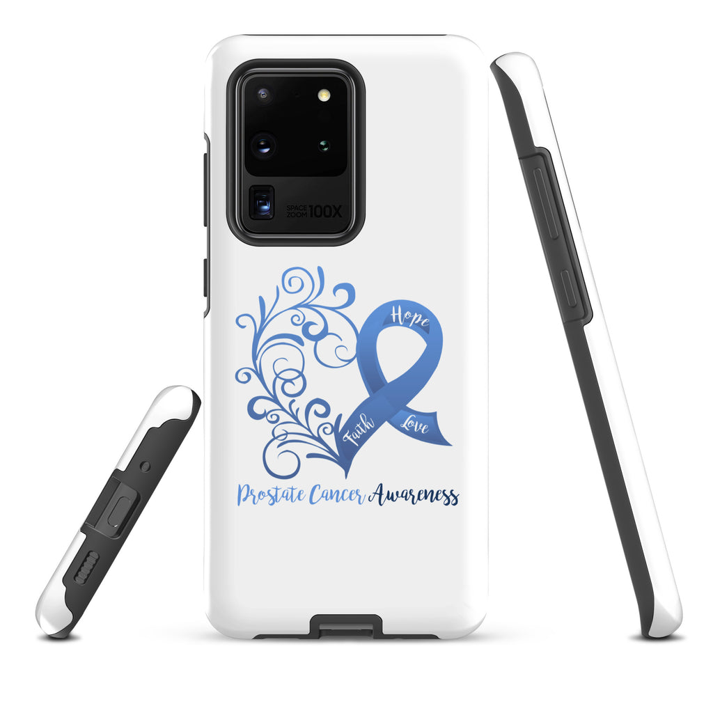 Prostate Cancer Awareness Heart Tough case for Samsung® (Several Models Available)(NON-RETURNABLE)