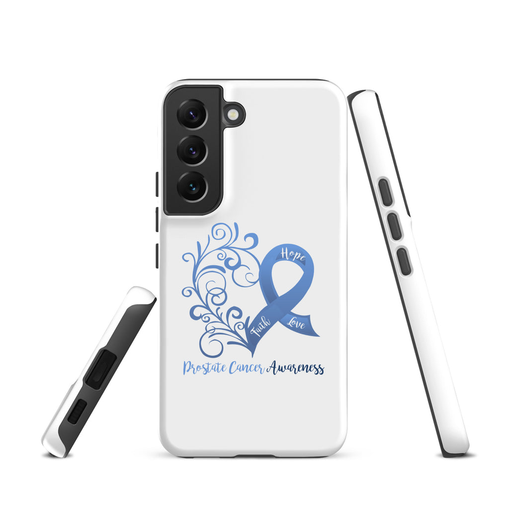 Prostate Cancer Awareness Heart Tough case for Samsung® (Several Models Available)(NON-RETURNABLE)