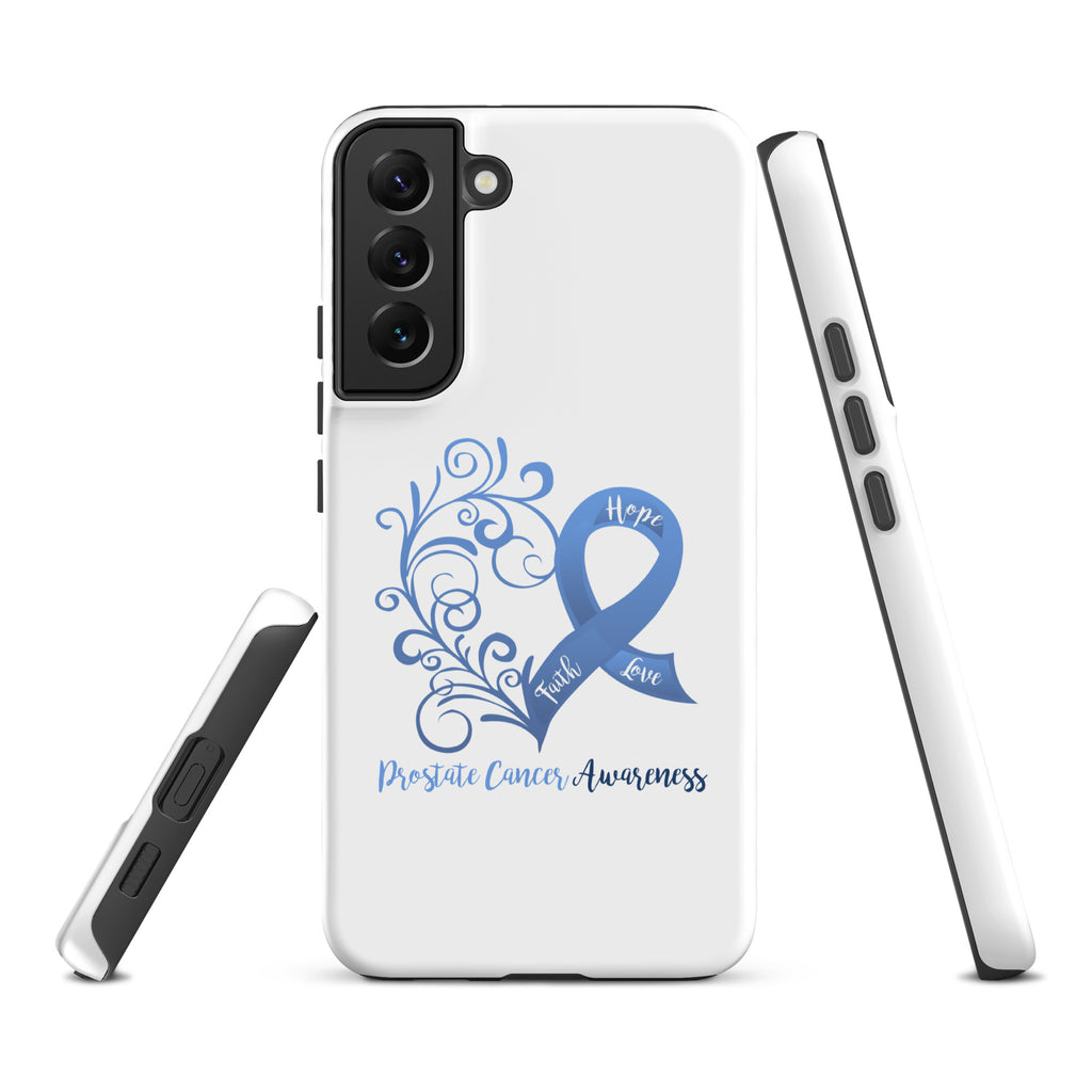 Prostate Cancer Awareness Heart Tough case for Samsung® (Several Models Available)(NON-RETURNABLE)