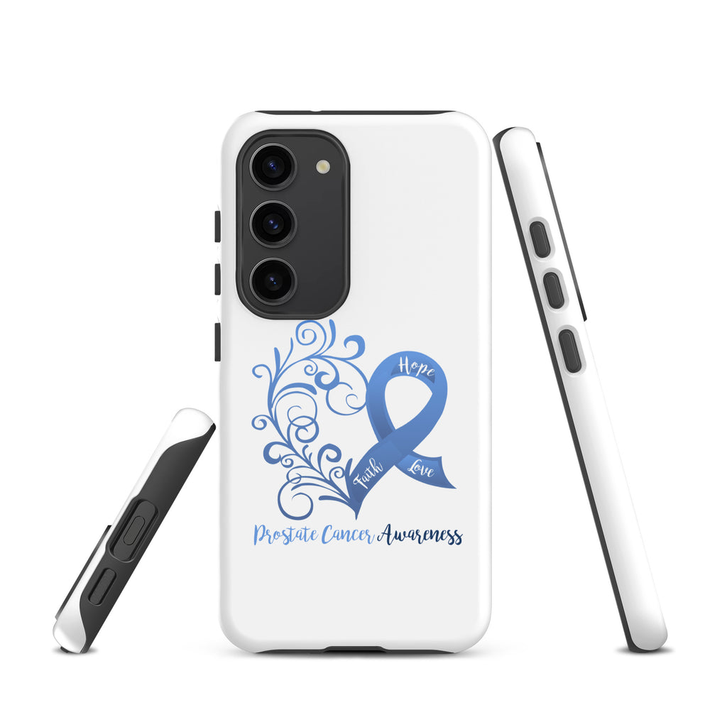 Prostate Cancer Awareness Heart Tough case for Samsung® (Several Models Available)(NON-RETURNABLE)