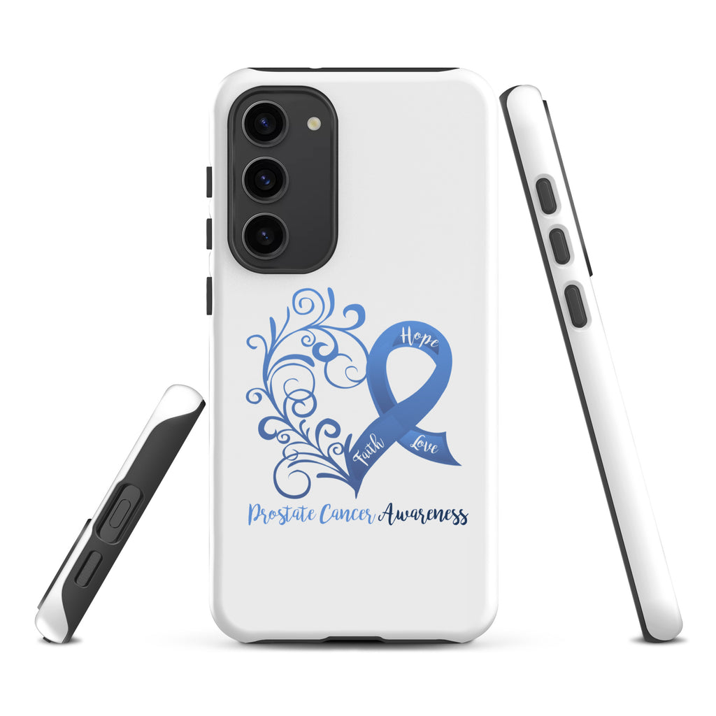 Prostate Cancer Awareness Heart Tough case for Samsung® (Several Models Available)(NON-RETURNABLE)