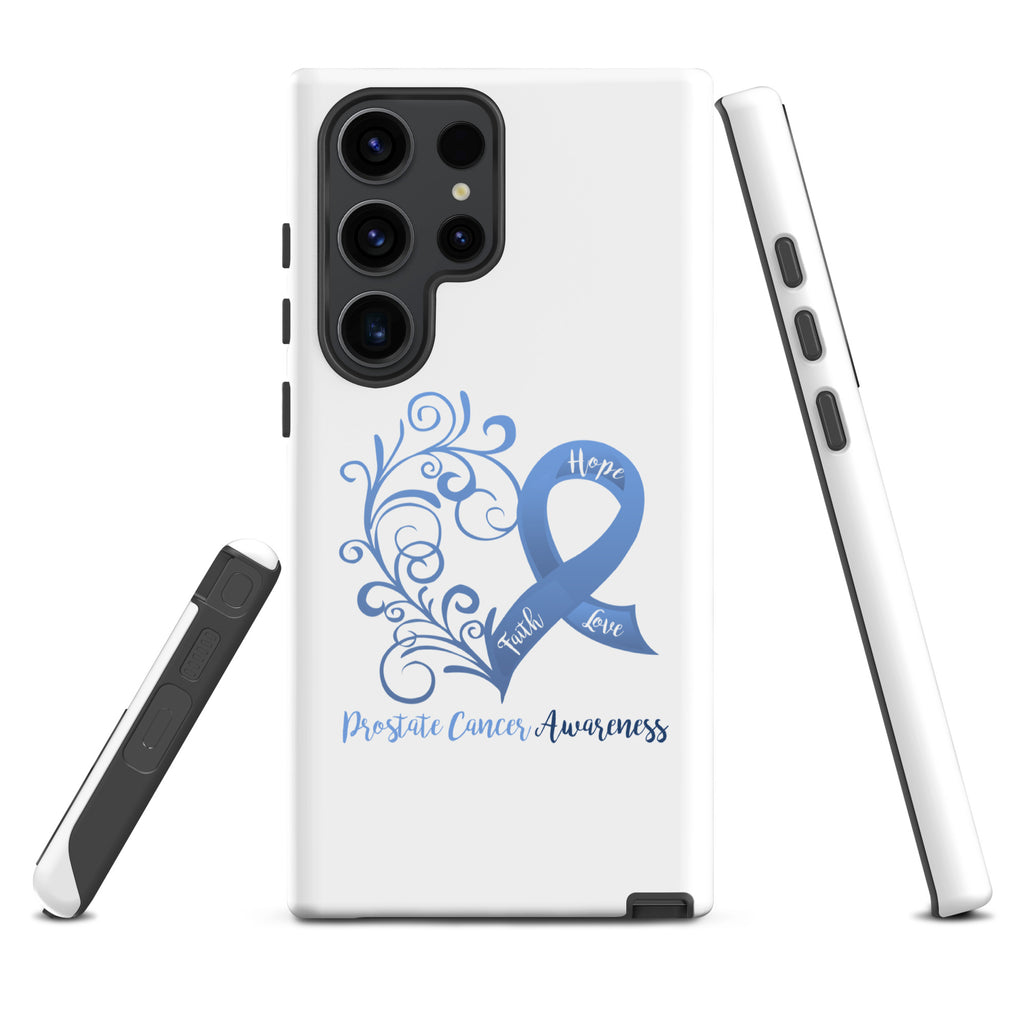 Prostate Cancer Awareness Heart Tough case for Samsung® (Several Models Available)(NON-RETURNABLE)