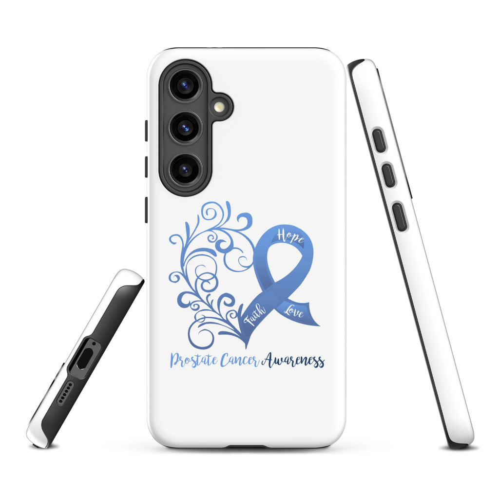 Prostate Cancer Awareness Heart Tough case for Samsung® (Several Models Available)(NON-RETURNABLE)