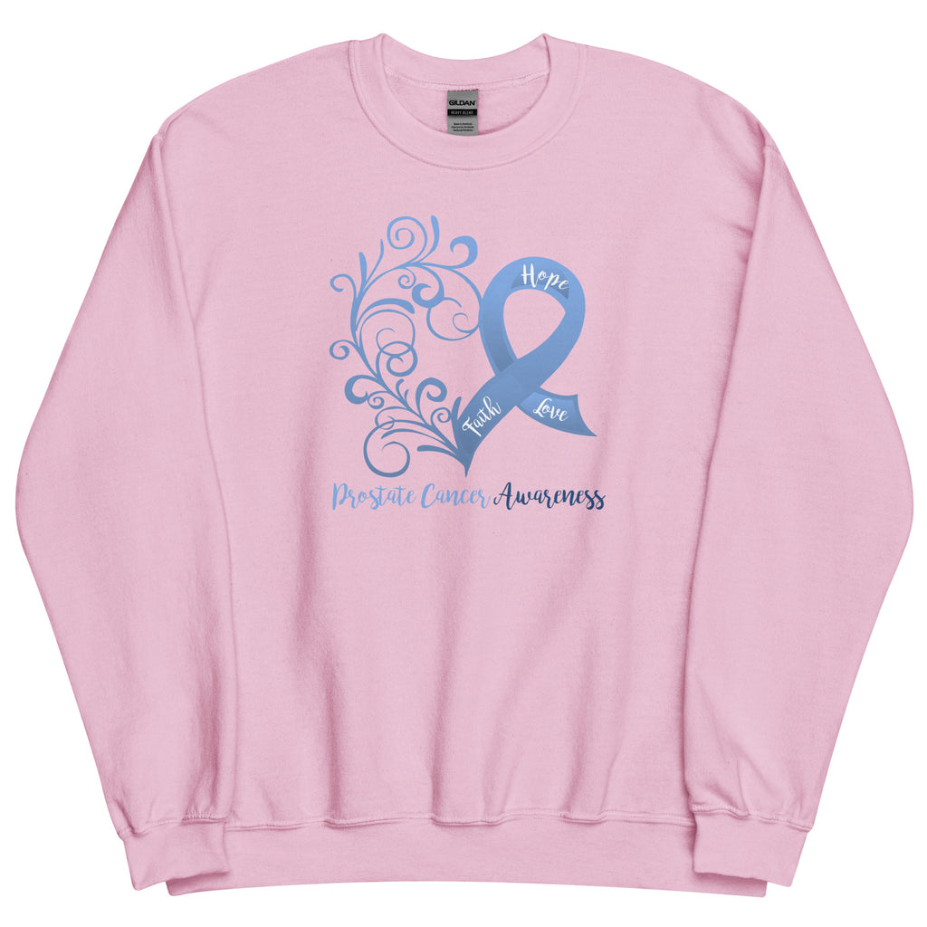 Prostate Cancer Awareness Heart Sweatshirt