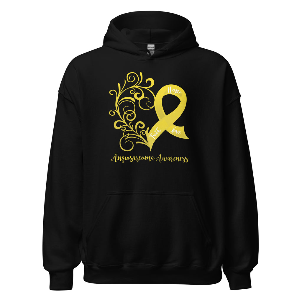 Angiosarcoma Awareness Heart Hoodie