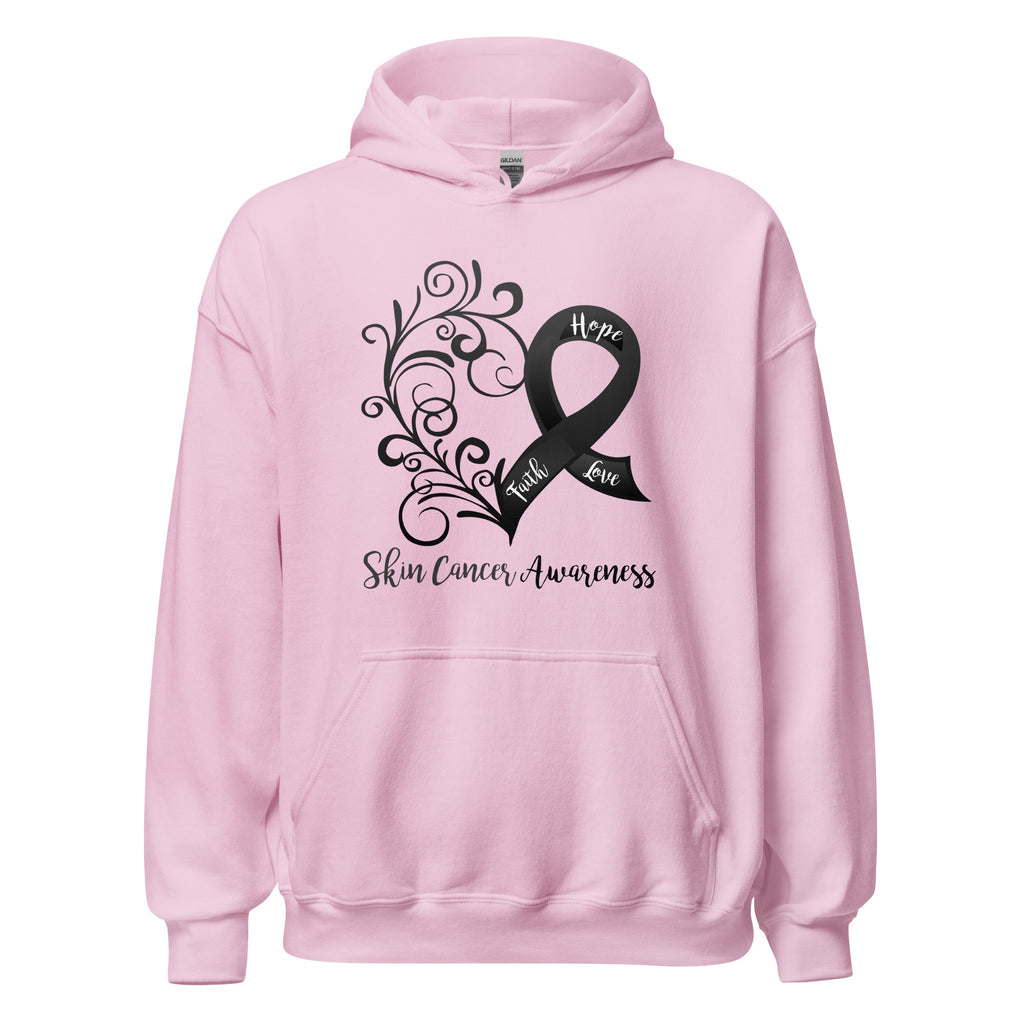 Skin Cancer Awareness Heart Hoodie