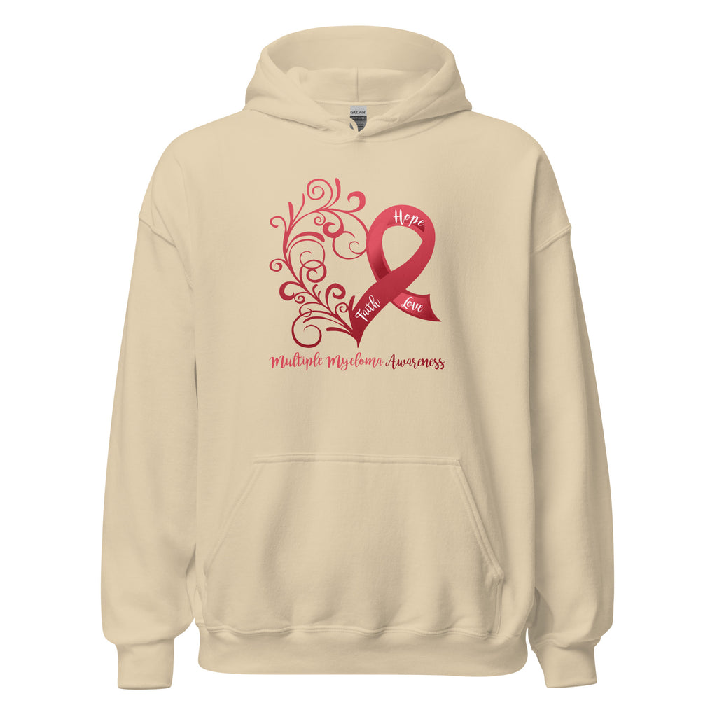 Multiple Myeloma Awareness Heart Hoodie (Several Colors Available)