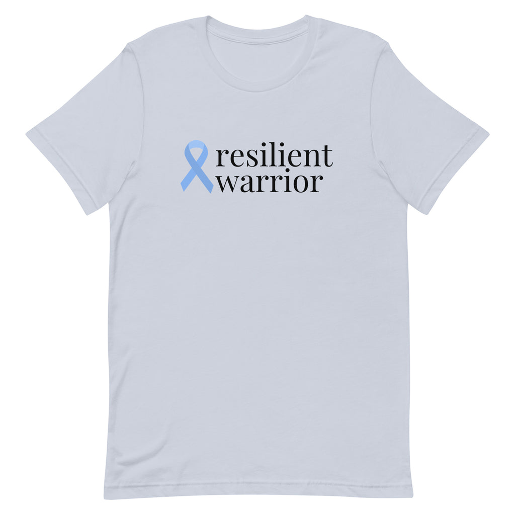 Prostate Cancer resilient warrior Ribbon T-Shirt - Several Colors Available
