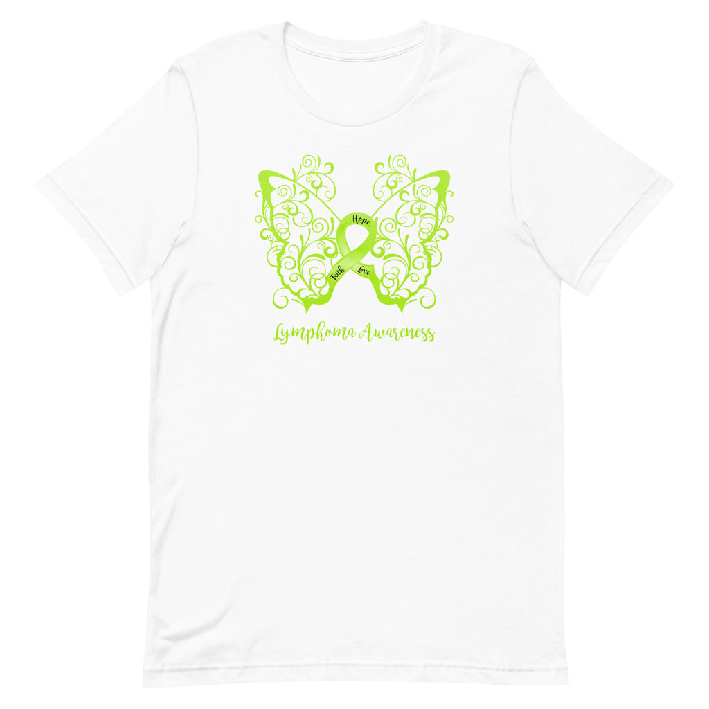 Lymphoma Awareness Heart T-Shirt (Several Colors Available)