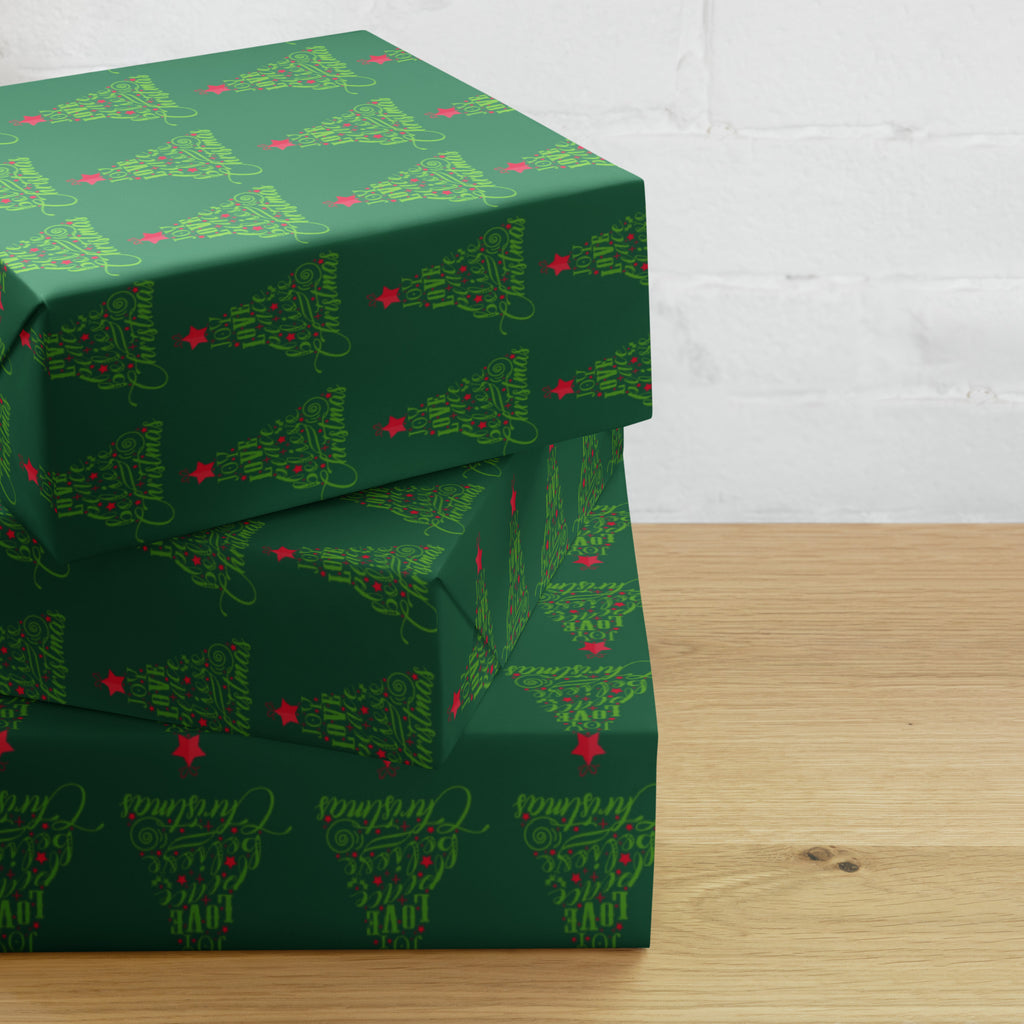 Hunter Green Matte Wrapping Paper | Zazzle