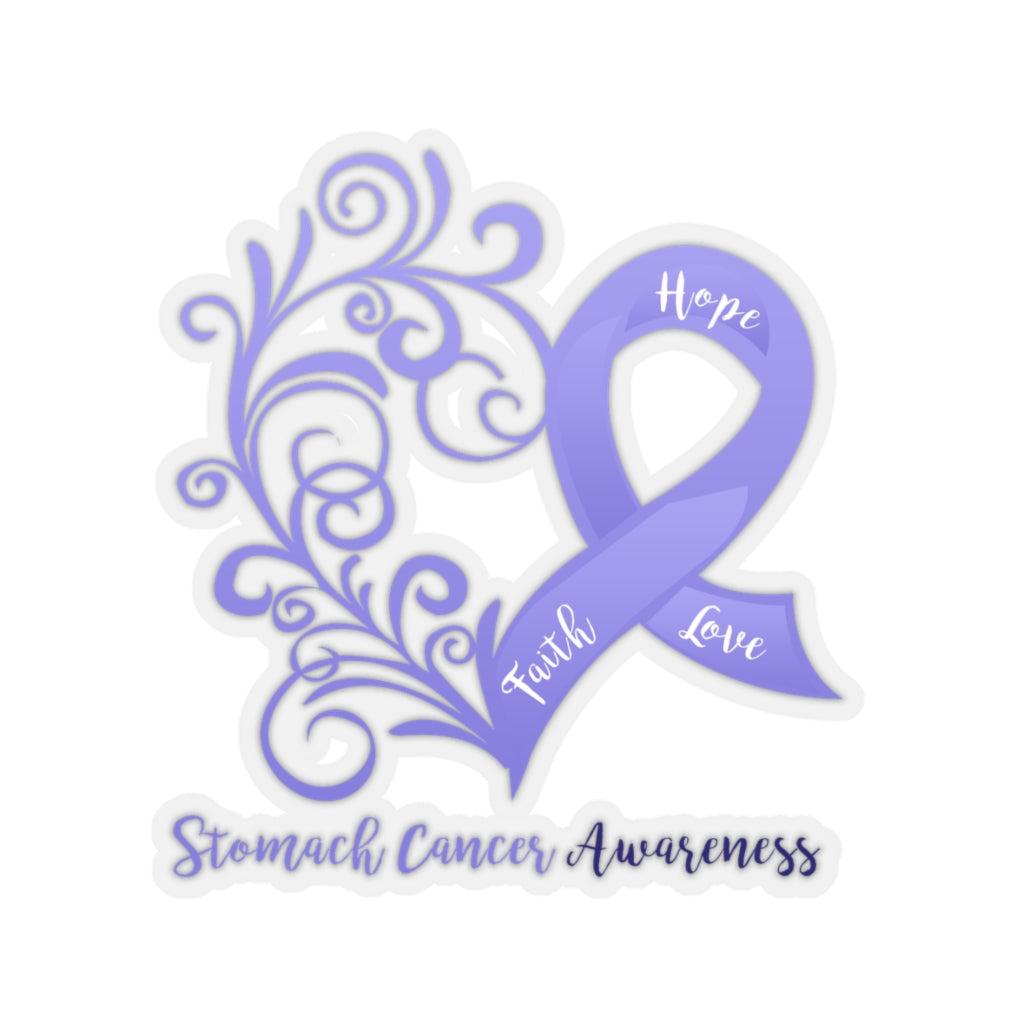 Stomach Cancer Awareness Car Sticker (6 X 6)