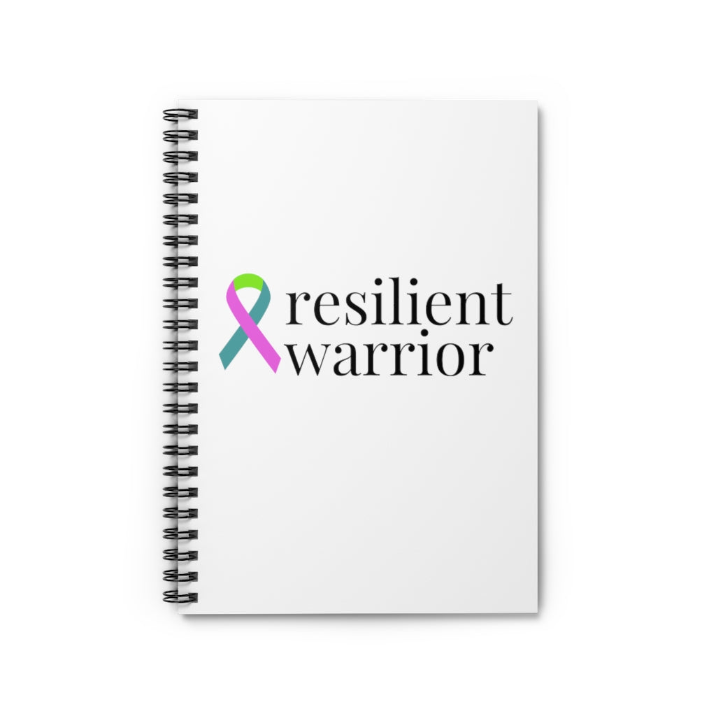 Metastatic Breast Cancer resilient warrior Spiral Journal - Ruled Line