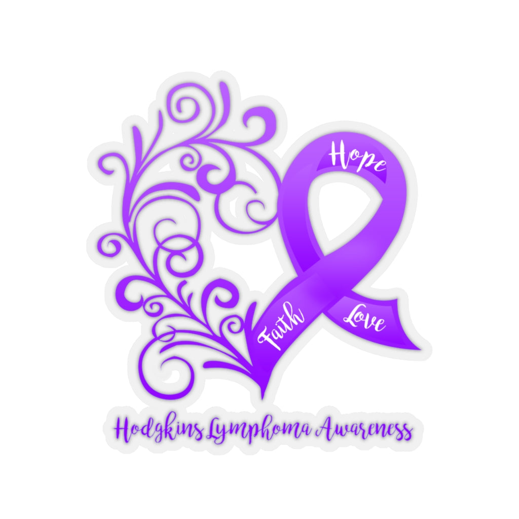Hodgkins Lymphoma Awareness Car Sticker (6 X 6)