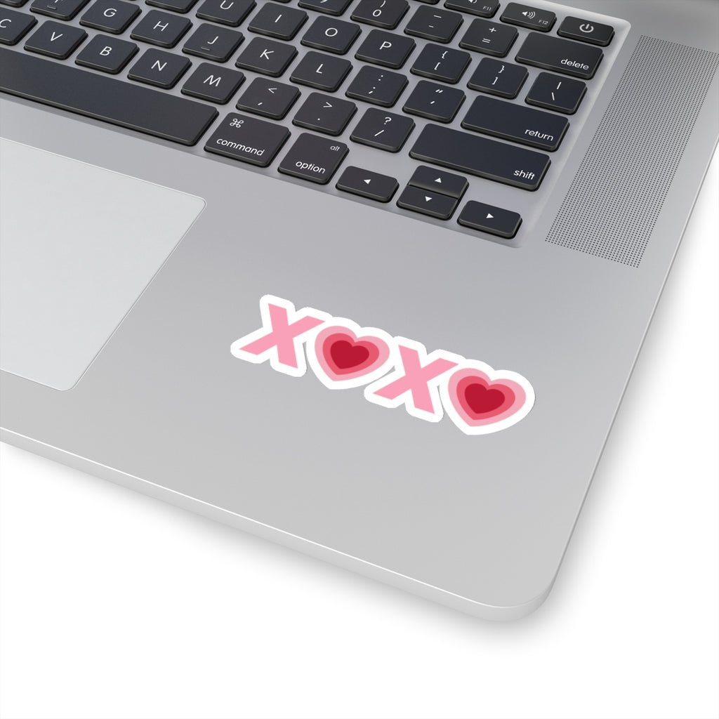 Valentines XOXO Heart Sticker (3X3)