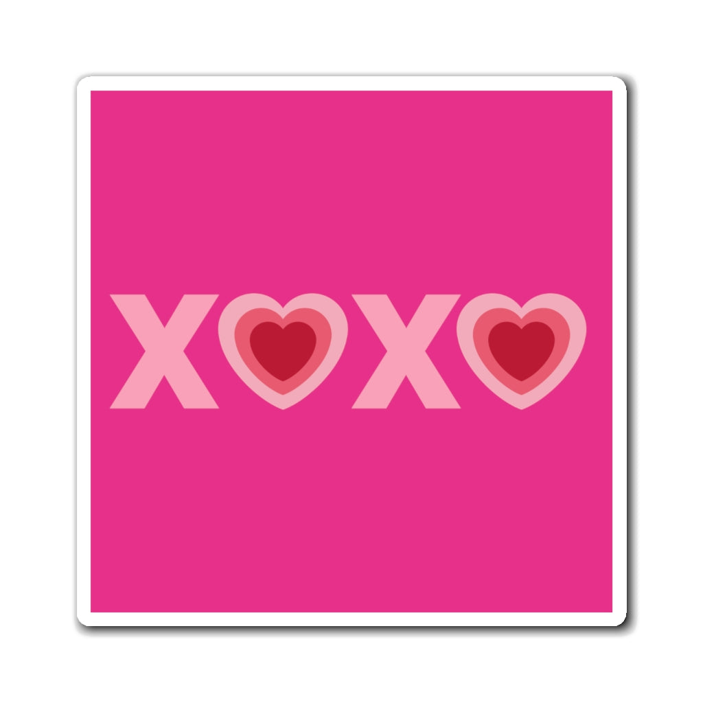 Valentines XOXO Heart Magnet (3 Sizes Available)