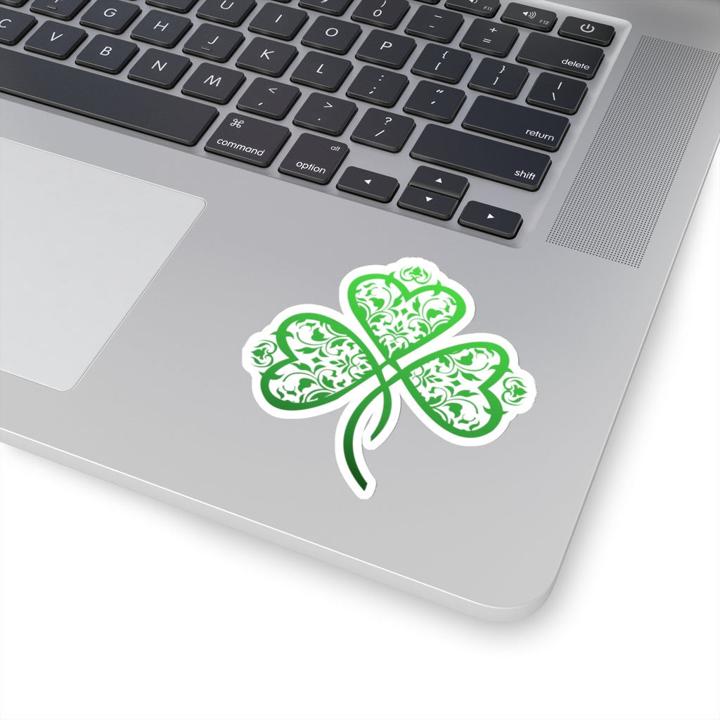 St. Patrick's Day Filigree Shamrock Sticker (3X3)