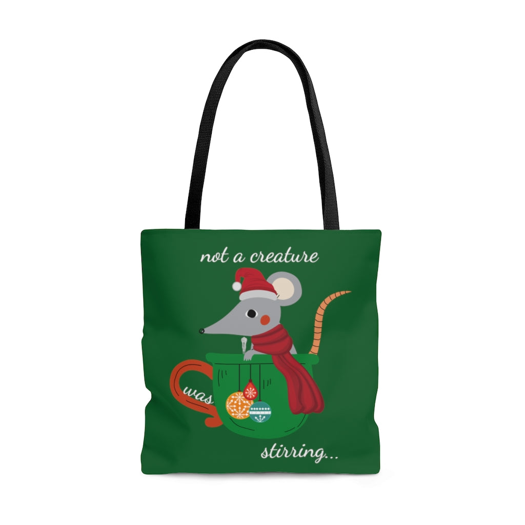 not a creature was stirring... GreenTote Bag (Dual-Sided Design)