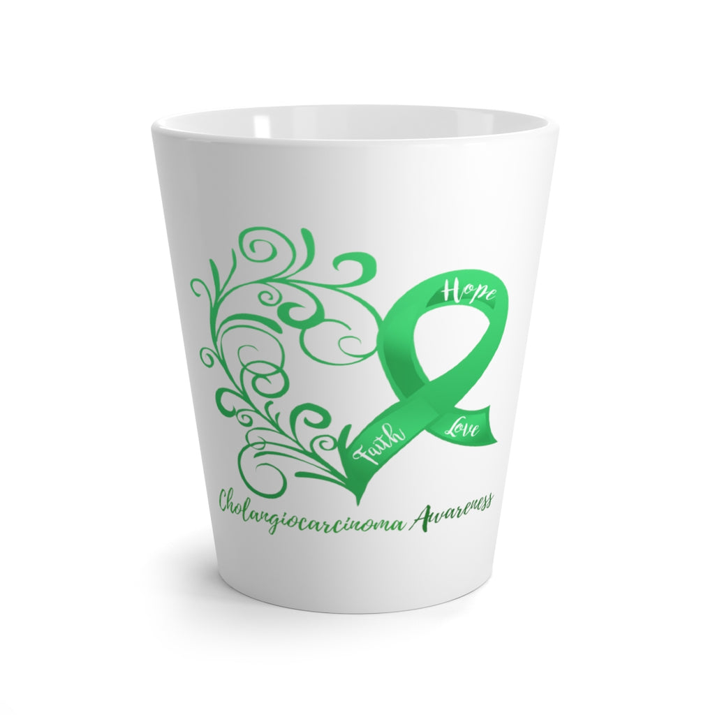 Cholangiocarcinoma Awareness Latte Mug (12 oz.)