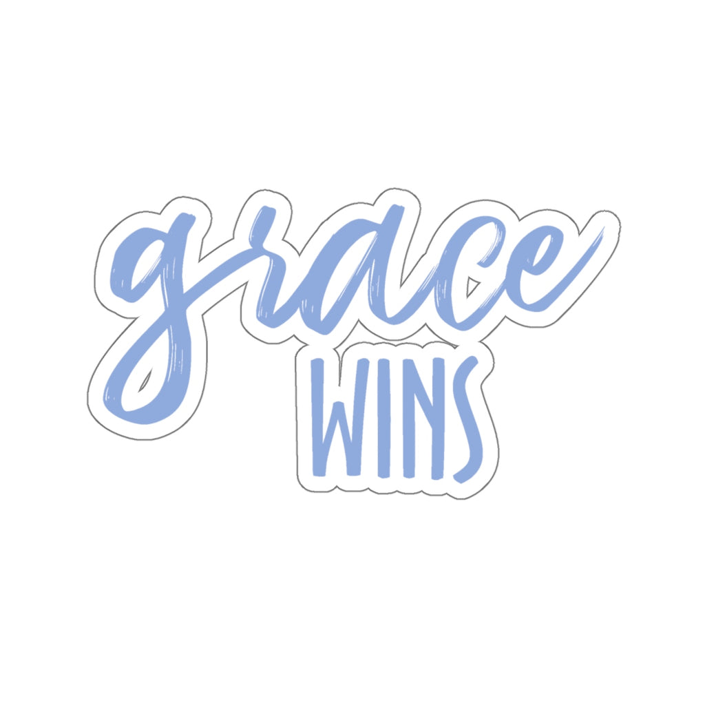 Grace Wins Sticker (3X3)