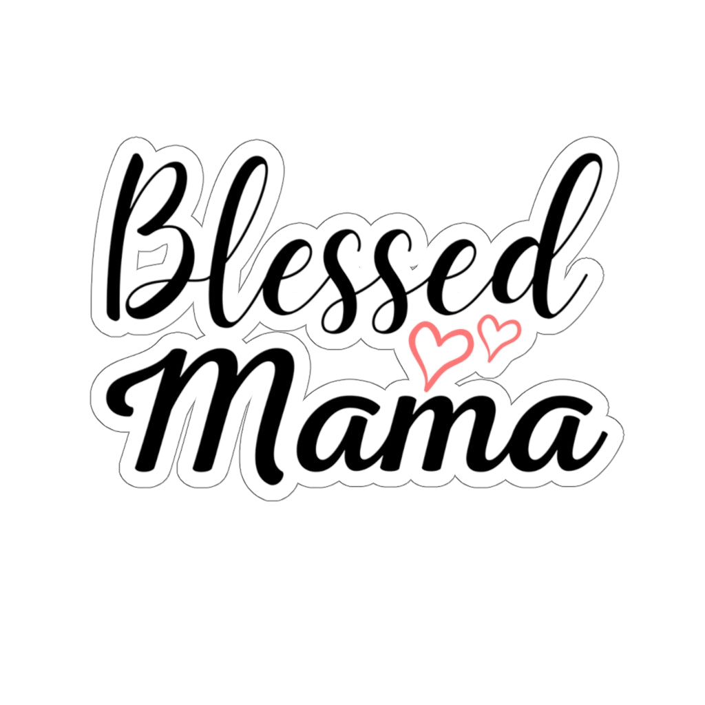 Blessed Mama Hearts Sticker