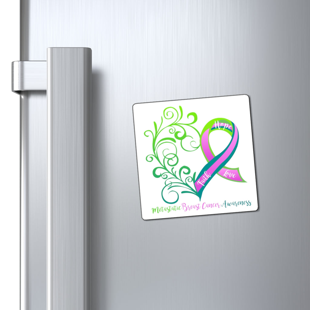 Metastatic Breast Cancer Awareness Magnet (3 Sizes Available)
