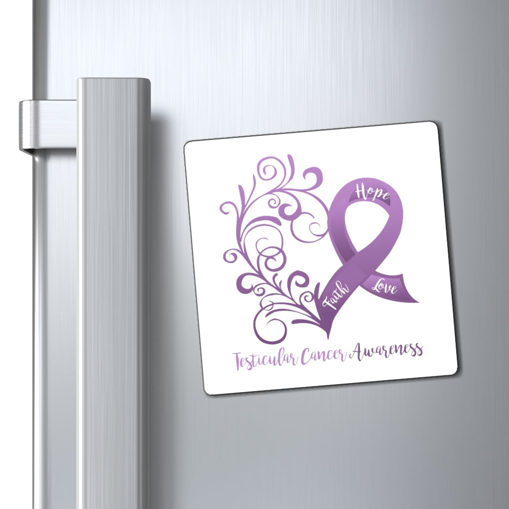 Testicular Cancer Awareness Magnet (3 Sizes Available)
