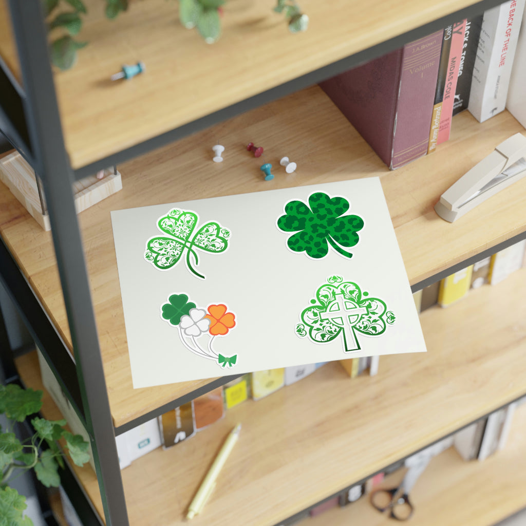 St. Patrick's Day Designs #1  (8.5 x 11) Sticker Sheet