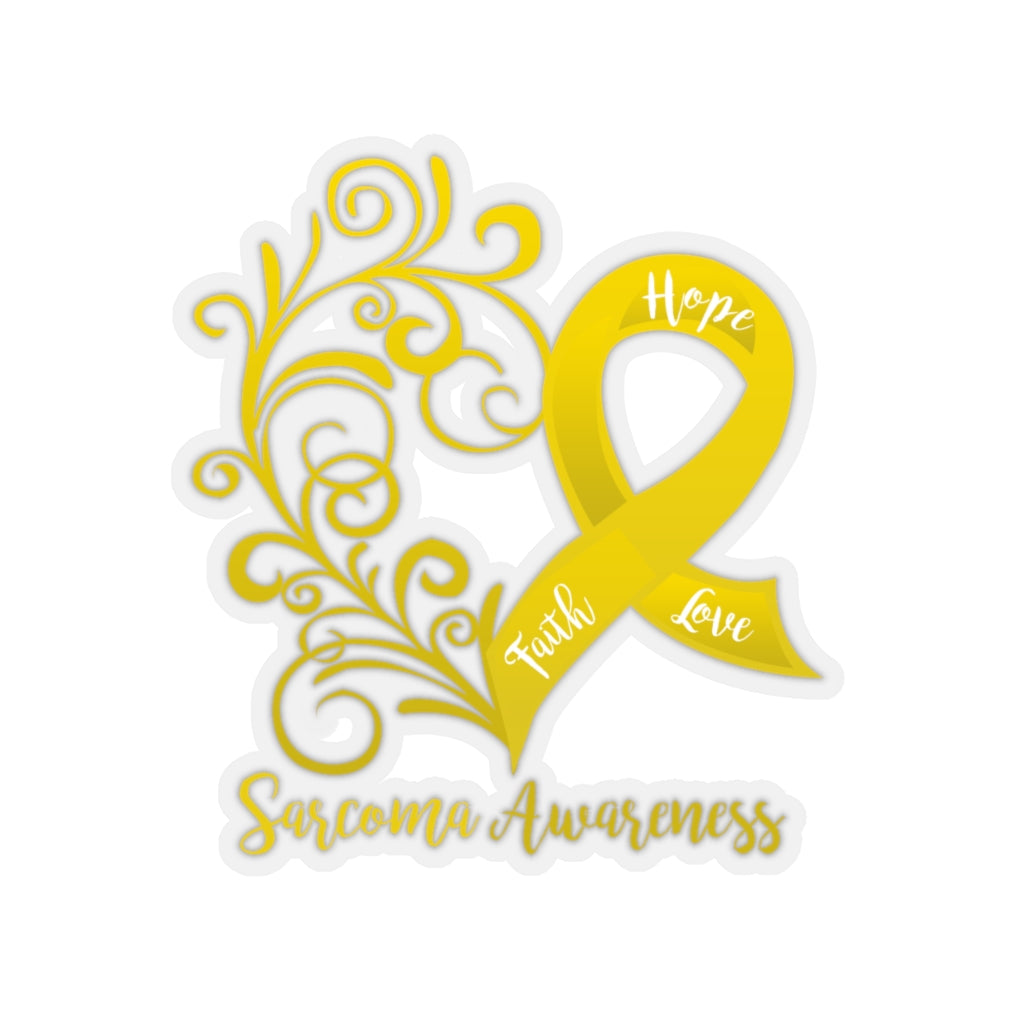 Sarcoma Awareness Car Sticker (6 X 6)