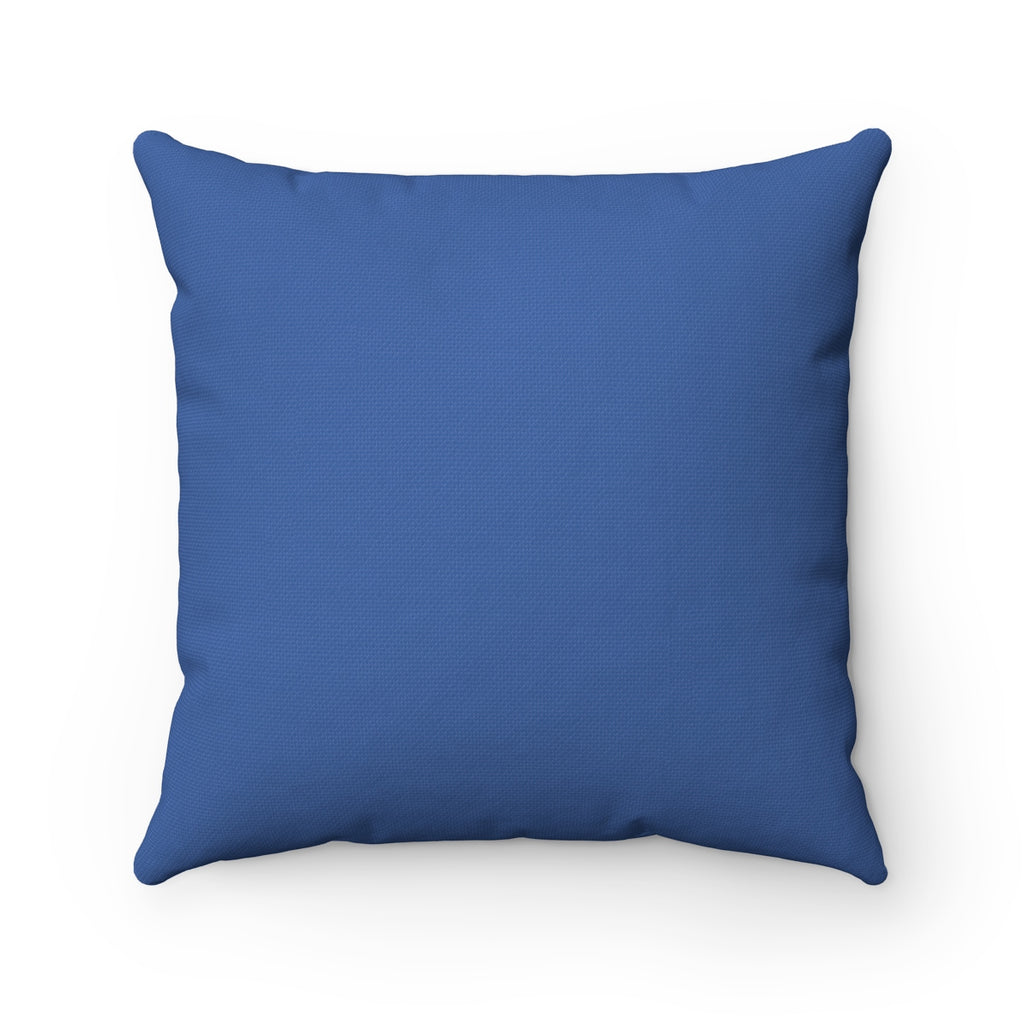 Thankful Arrow Heart "Blue" Square Pillow (20 X 20)