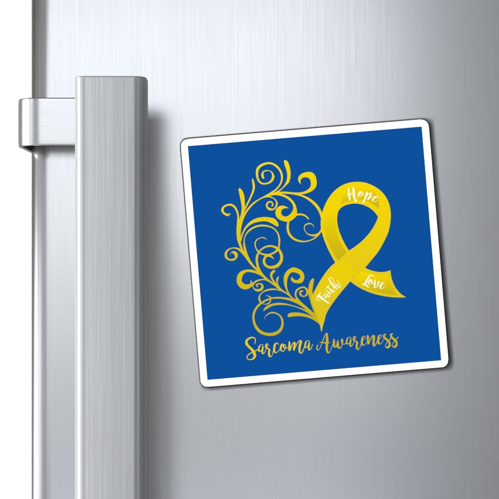 Sarcoma Awareness Royal Blue Magnet (3 Sizes Available)