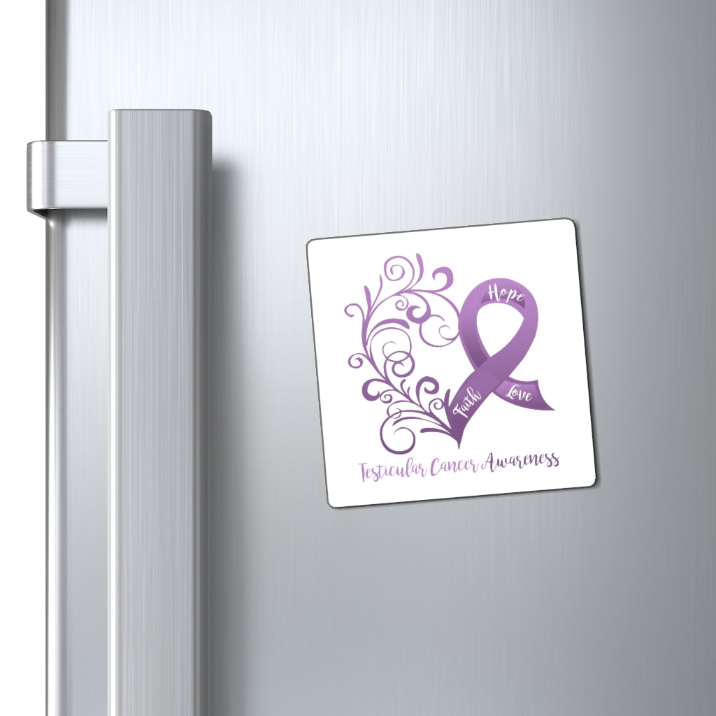 Testicular Cancer Awareness Magnet (3 Sizes Available)