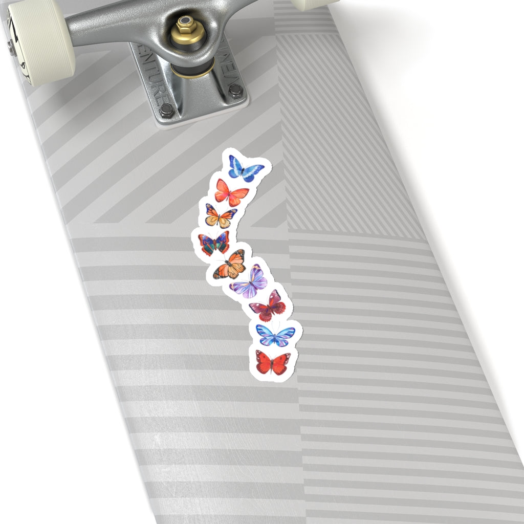 Butterflies in Flight Car Sticker (6 X 6)
