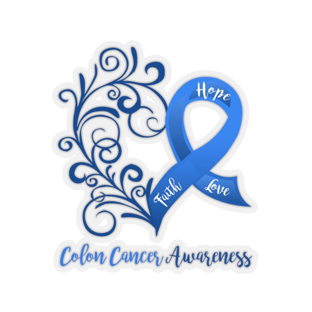 Colon Cancer Awareness Sticker (3X3)