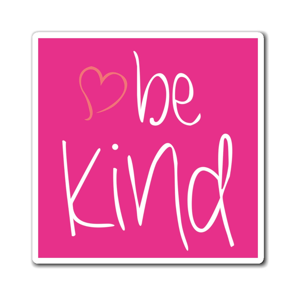 be kind Heart Raspberry Magnet (3 Sizes Available)