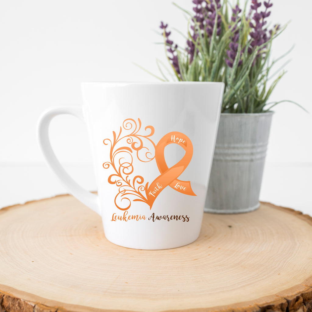 Leukemia Awareness Latte Mug (12 oz.)
