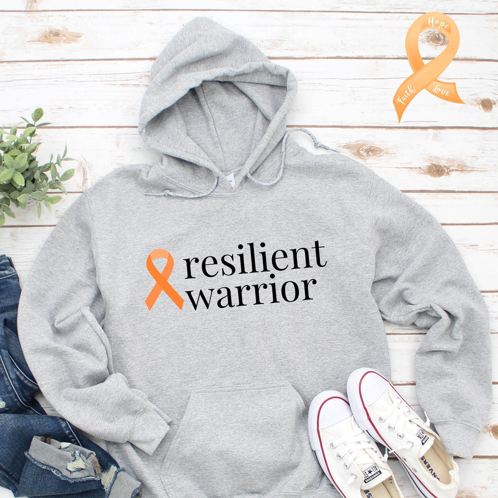 Leukemia resilient warrior Ribbon Hoodie - Several Colors Available