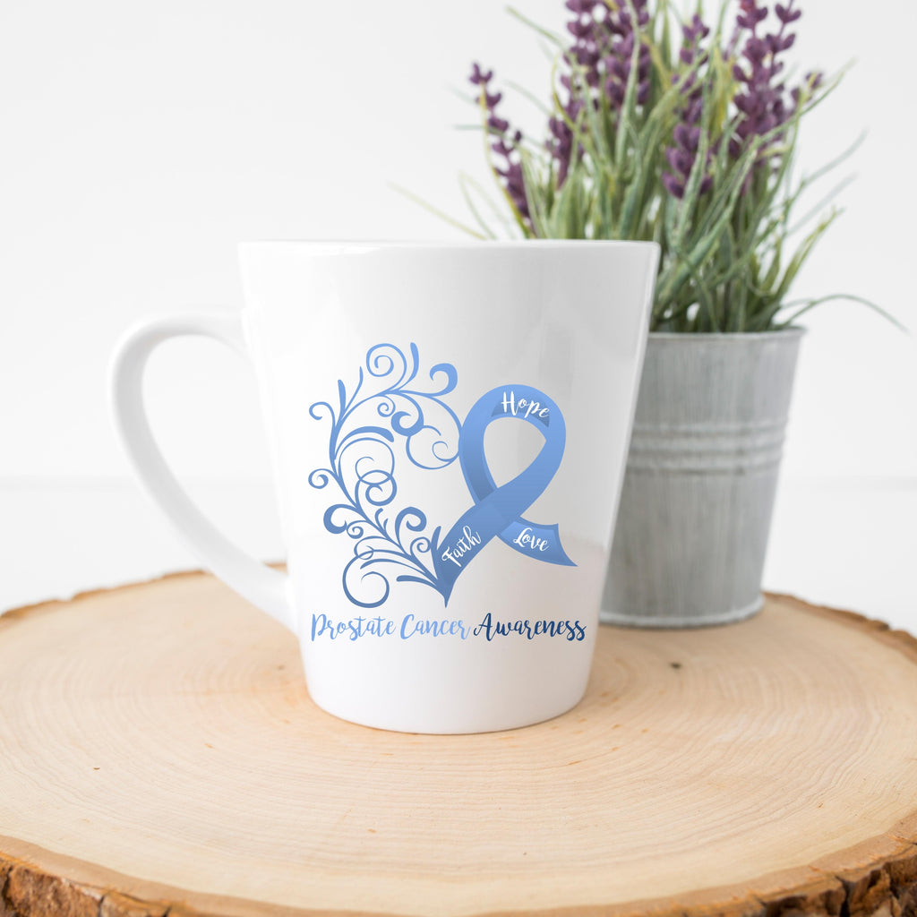 Prostate Cancer Awareness Latte Mug (12 oz.)