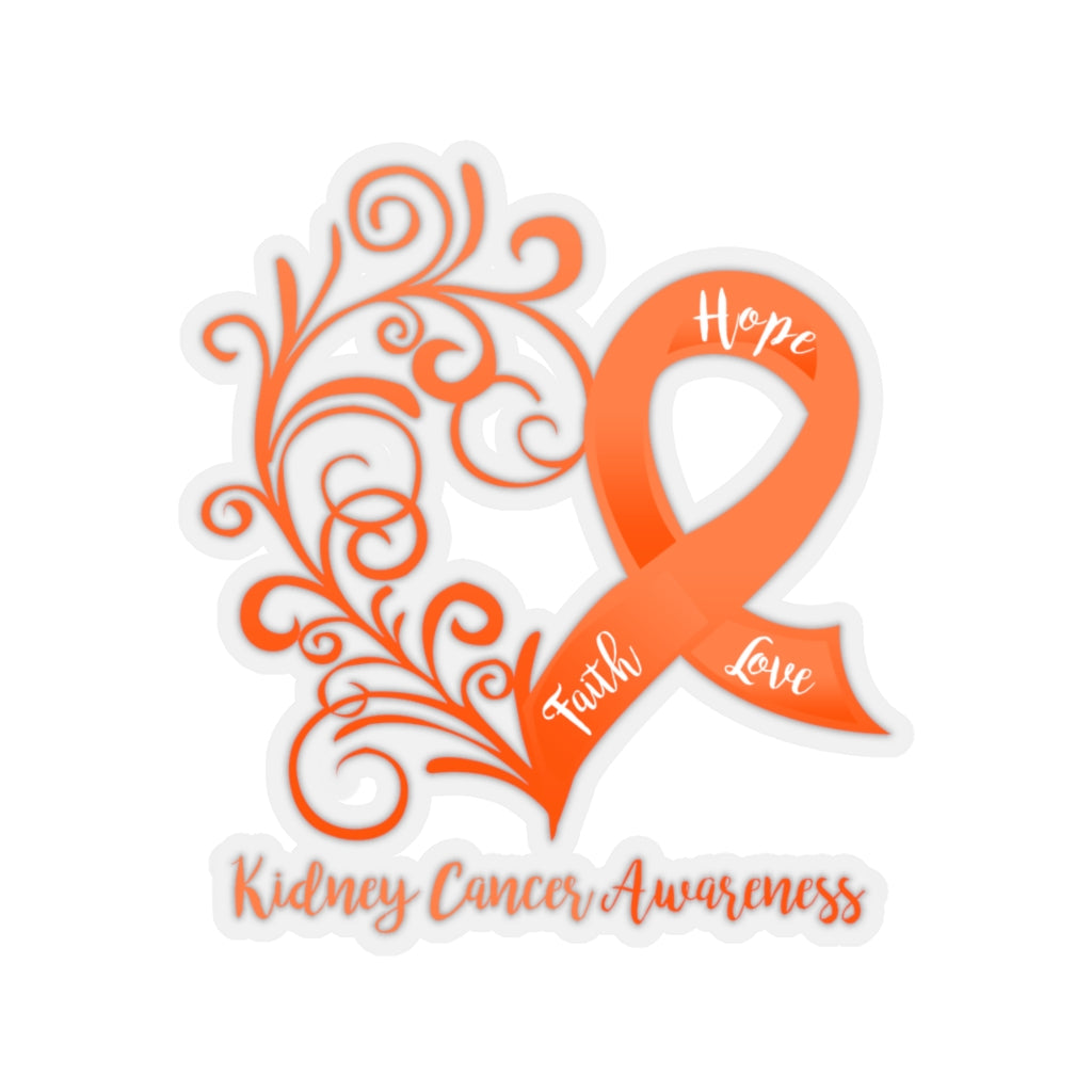 Kidney Cancer Awareness Sticker (3X3)
