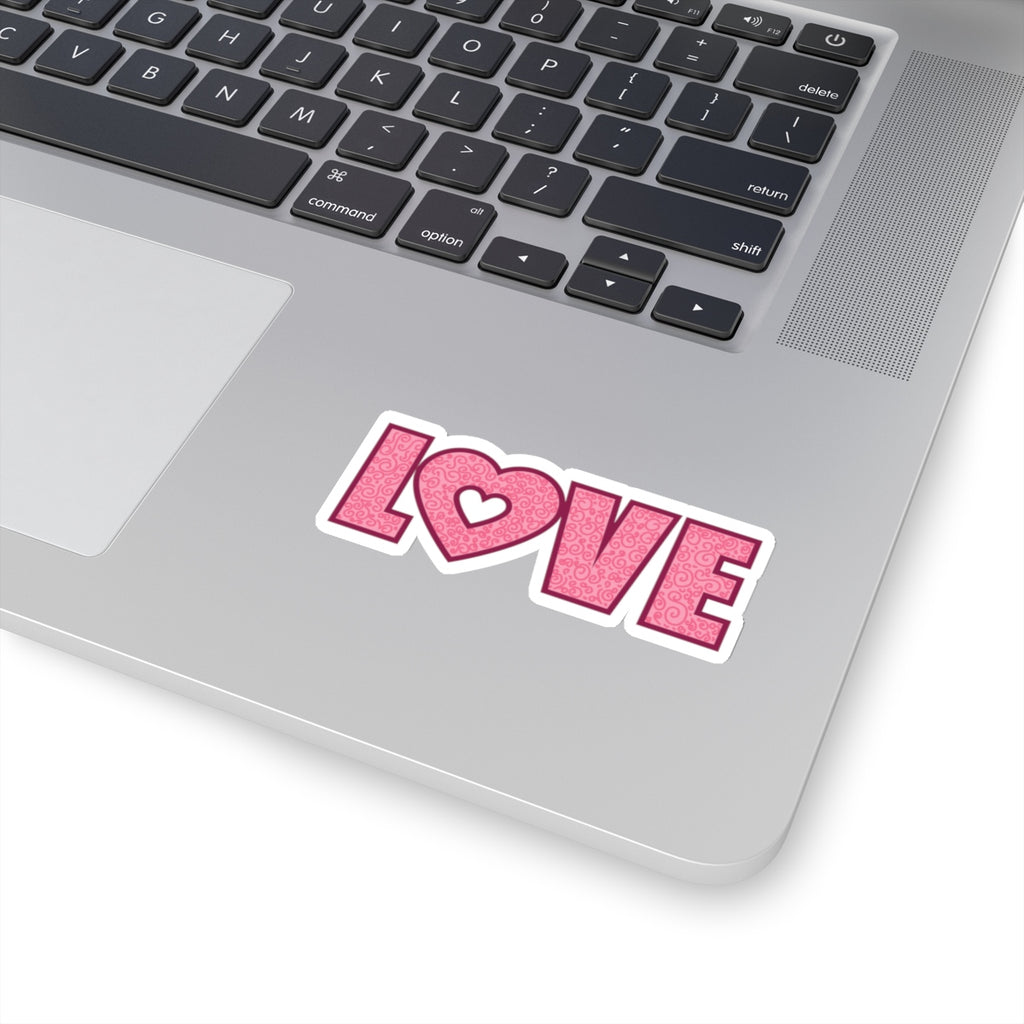 Valentines Love Heart Sticker (3X3)