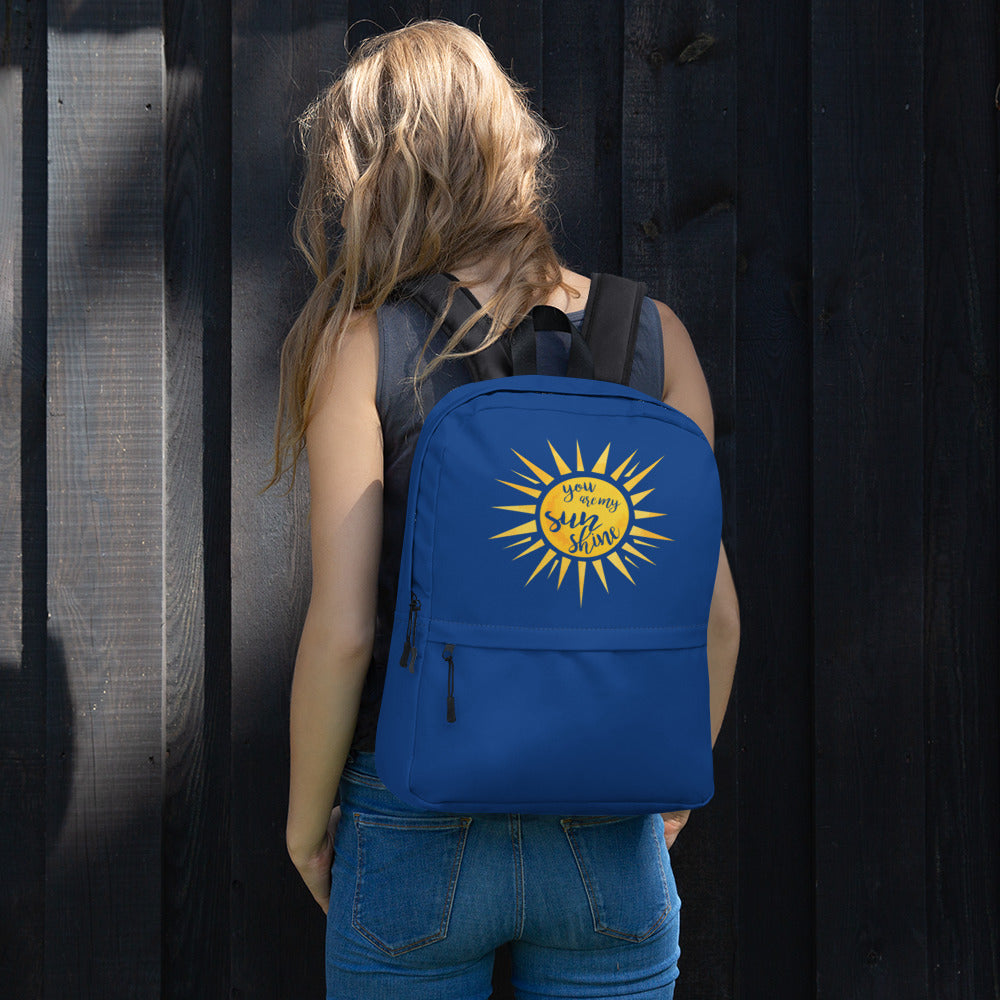 You are My Sunshine Backpack (Blue)