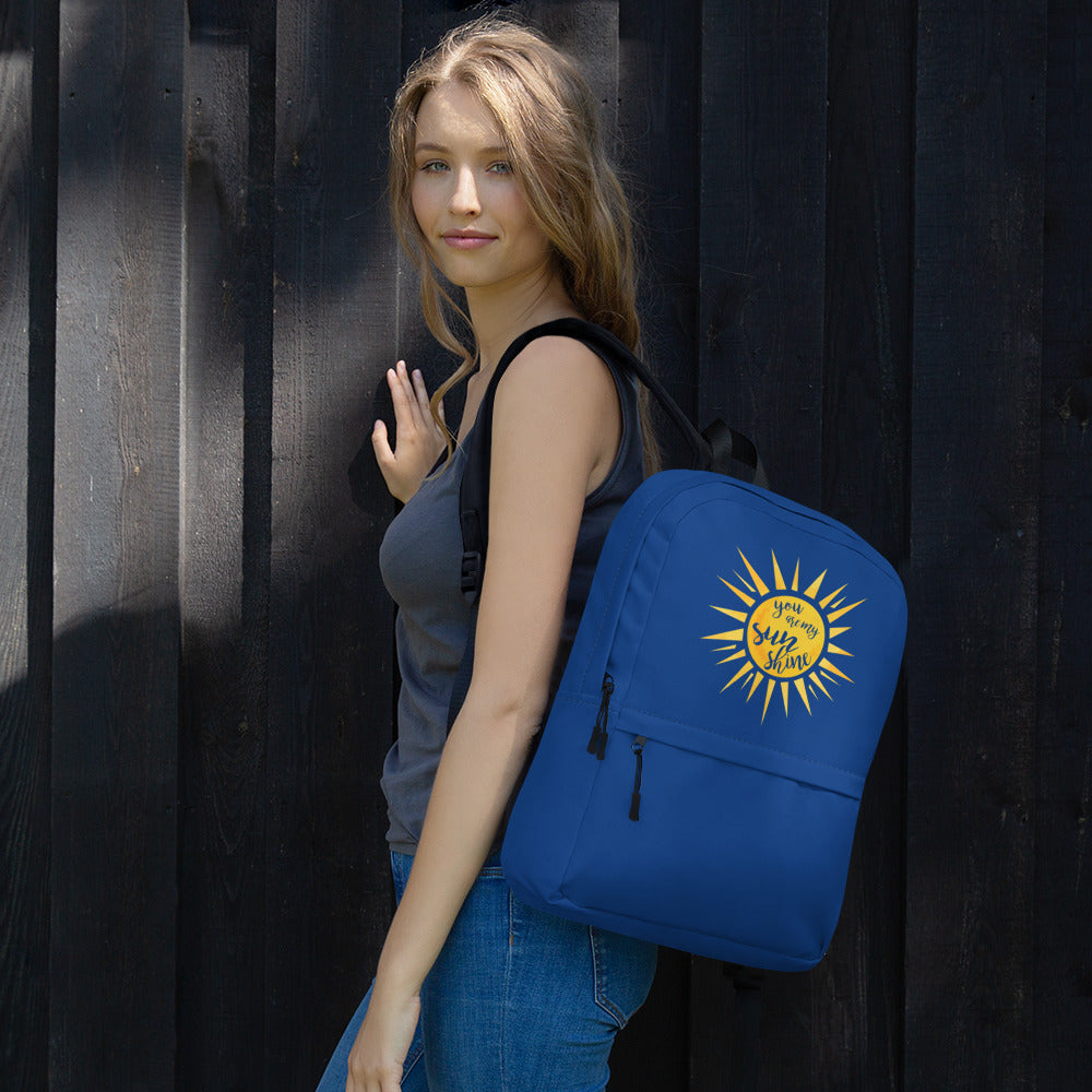 You are My Sunshine Backpack (Blue)