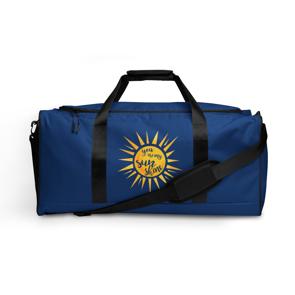 You Are My Sunshine Duffle Bag (Blue)