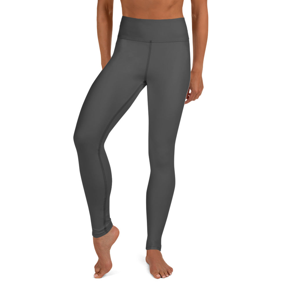 Head & Neck Cancer "Supporter" Yoga Full Length Leggings (Dark Grey)