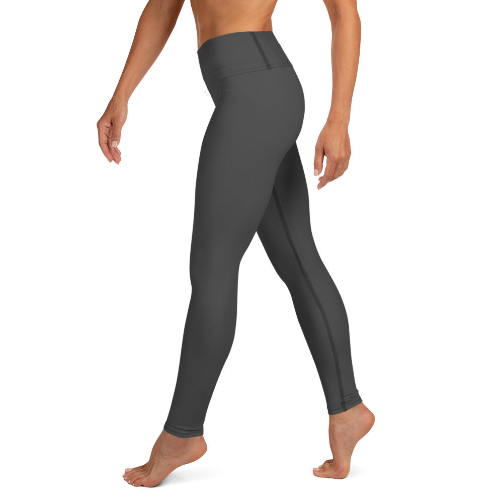 Head & Neck Cancer "Caregiver Yoga Full Length Leggings (Dark Grey)