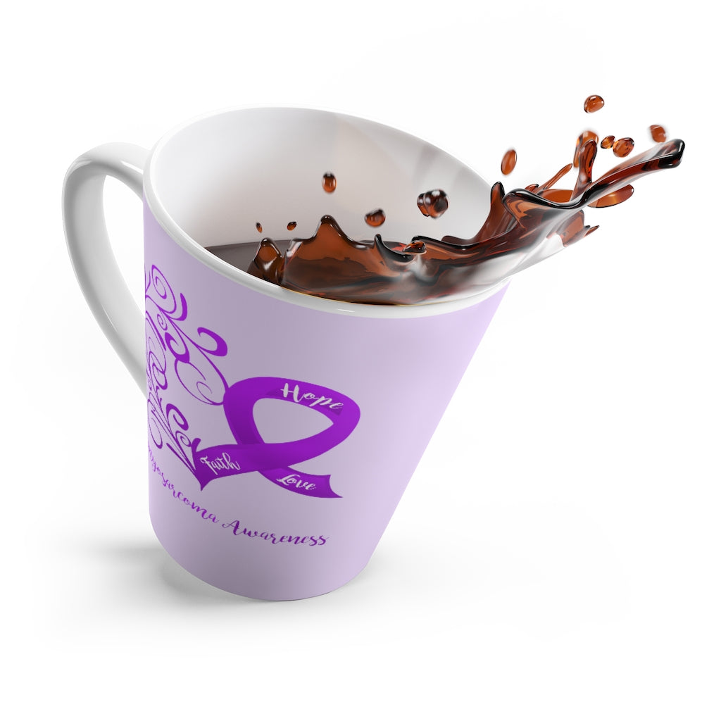 Leiomyosarcoma Awareness Lavender Latte Mug (12 oz.)